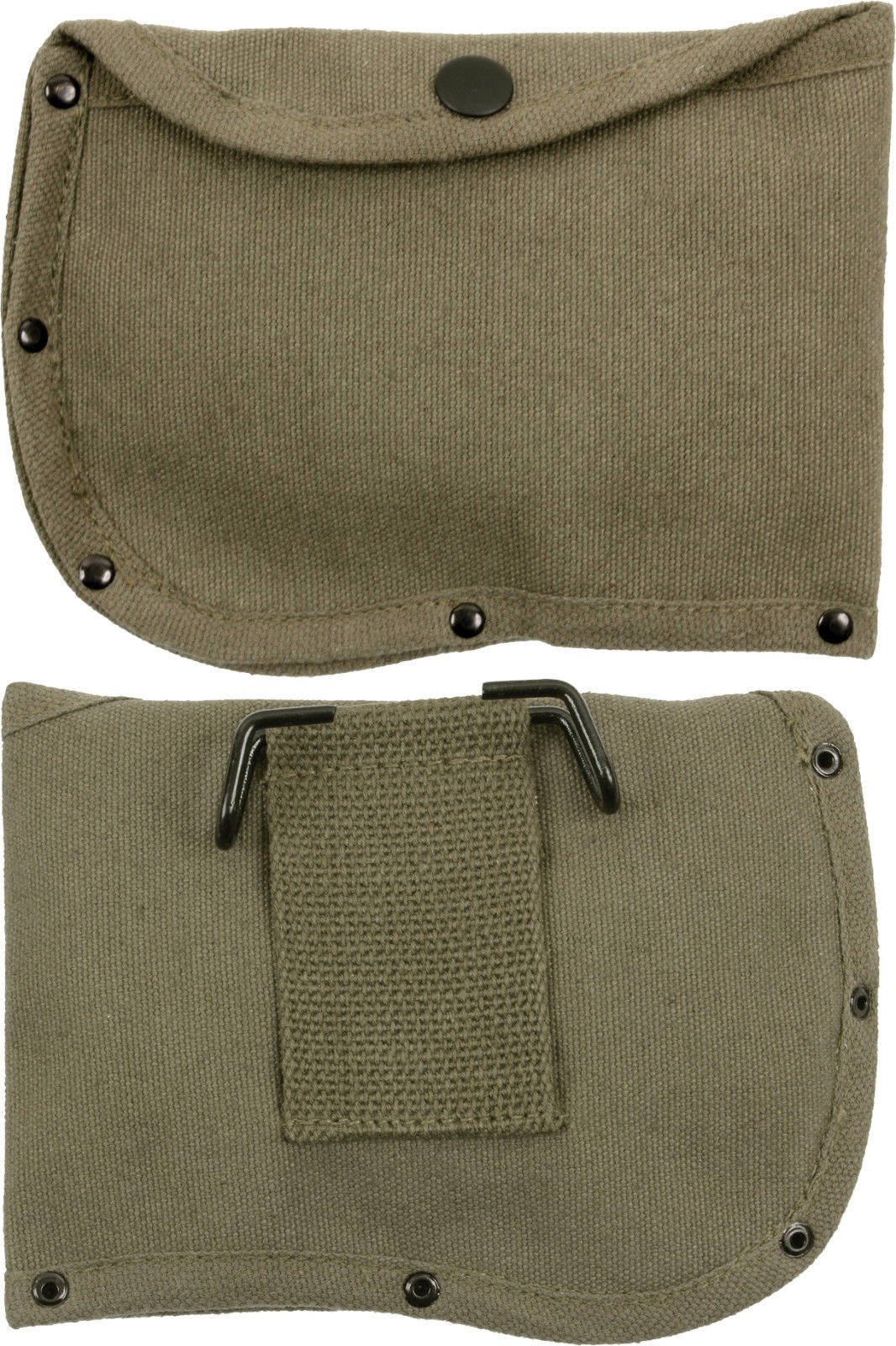Olive Drab Canvas 6″ Axe Sheath with Belt Loop