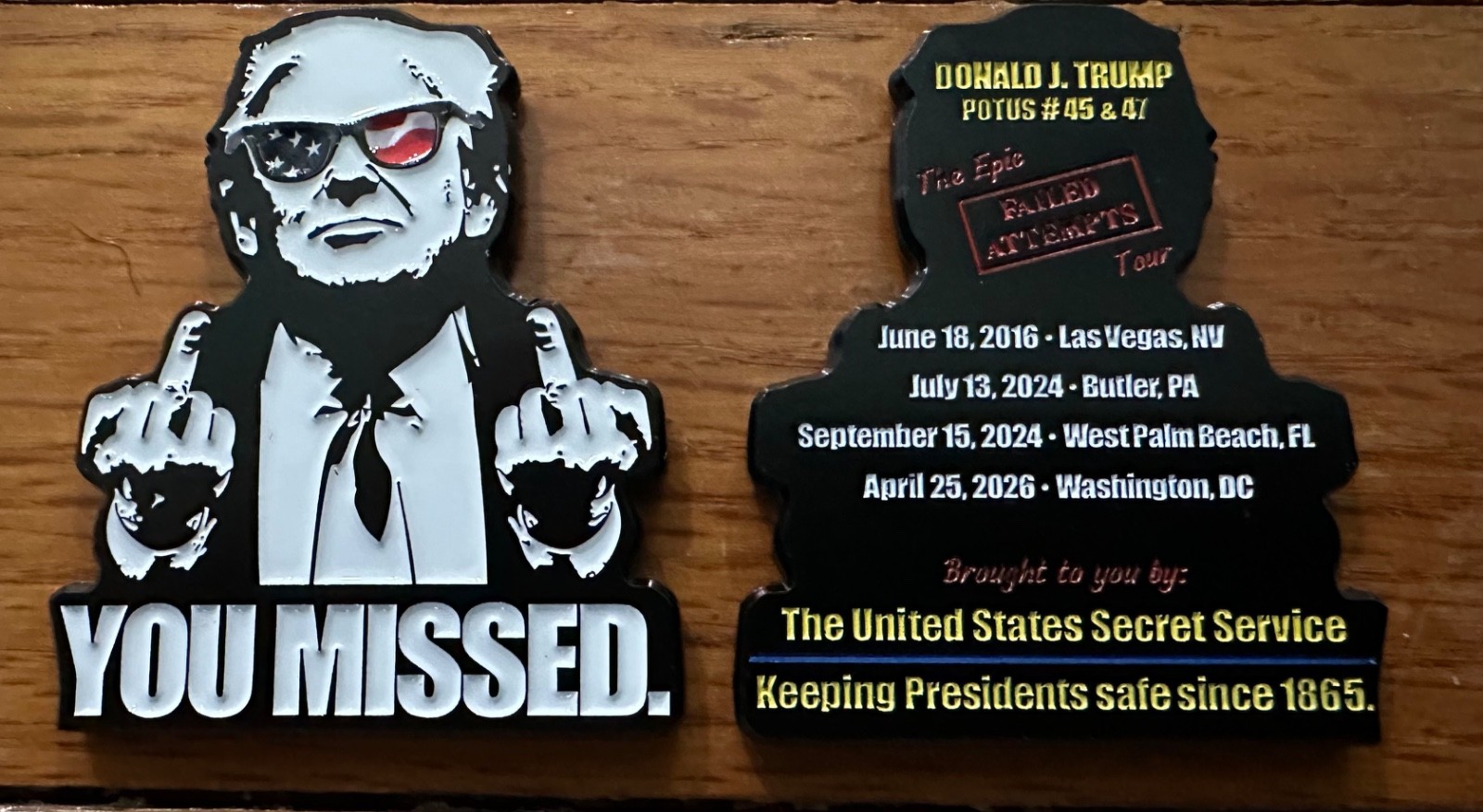 POTUS – YOU MISSED CHALLENGE COIN