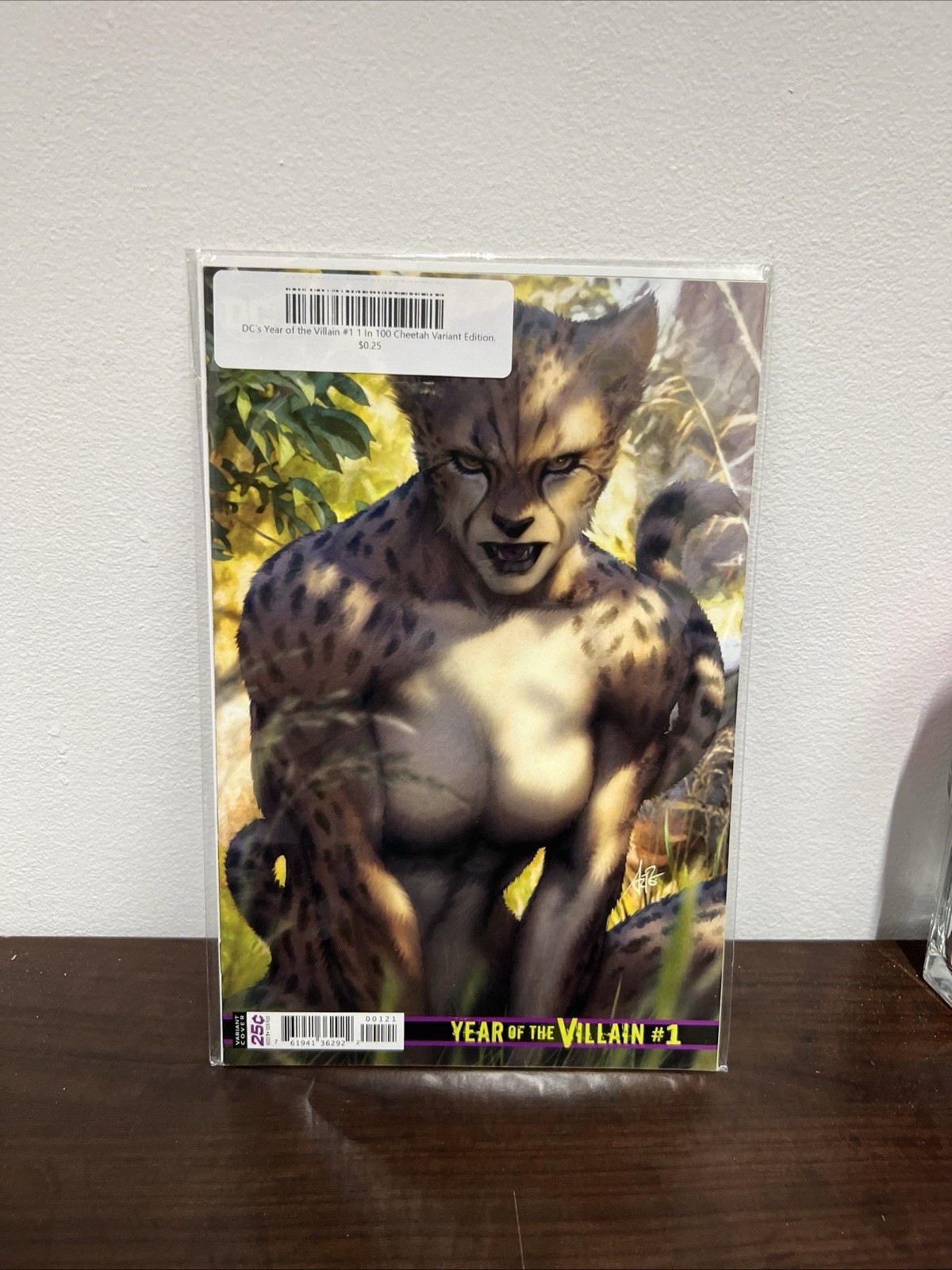 Year of the Villain #1: Stanley ‘Artgerm’ Lau Cheetah Variant Cover. Ltd. 1:100