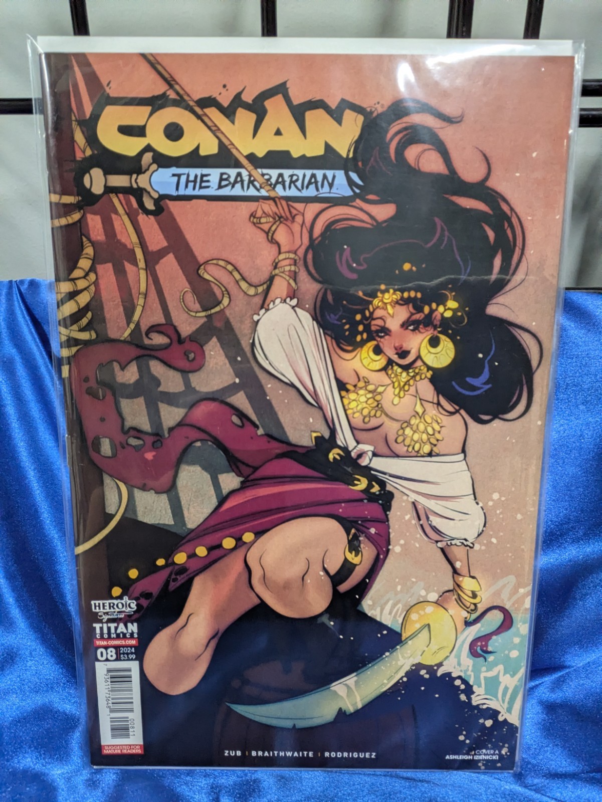 Conan the Barbarian #8 Ashleigh Izienicki Variant Titan Comics 2024 Jim Zub