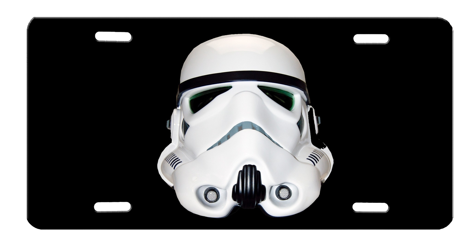 Stormtrooper Helmet Original Star Wars High Gloss License Plate