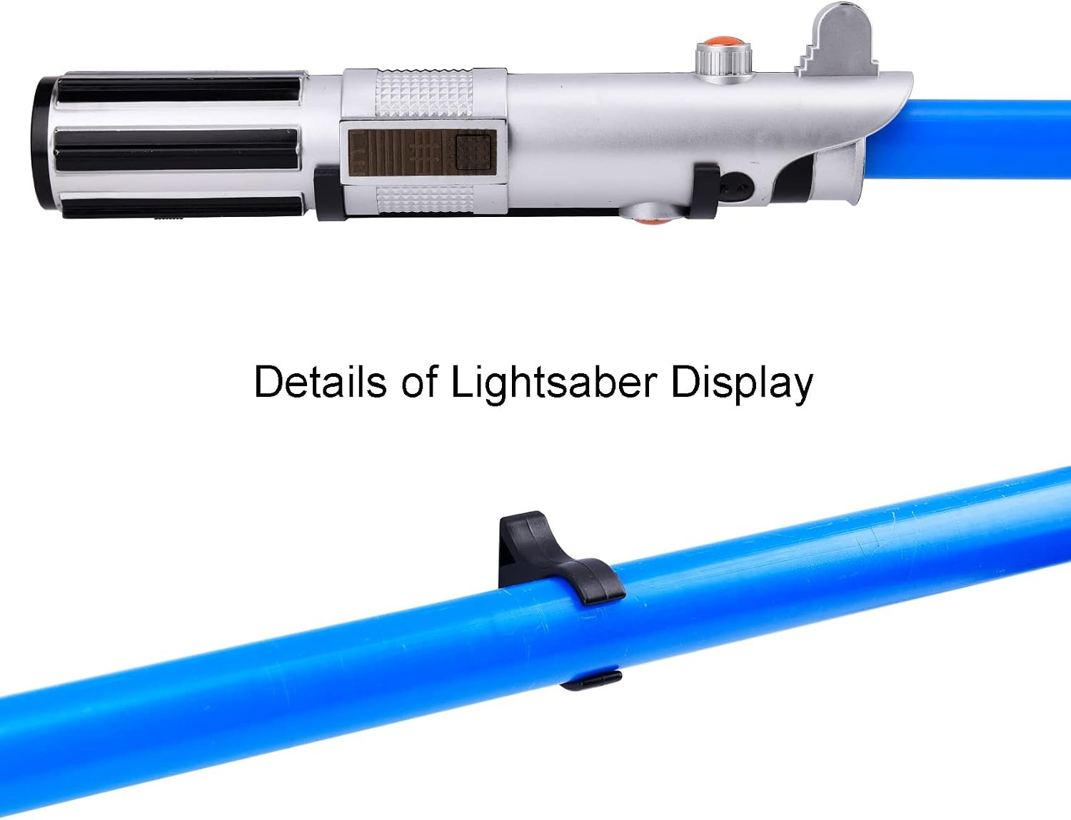 Horizontal Lightsaber Wall Mount Holder Light Saber Display Rack, Black