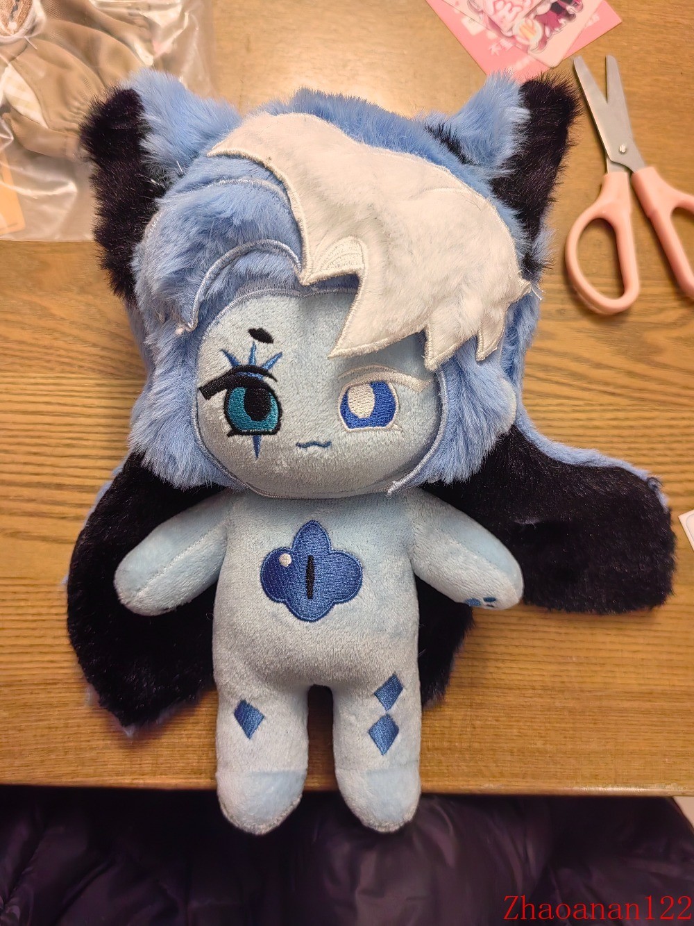 Cookie Run Kingdom Shadow Milk Cookie Cotton Plush Doll Dress Up Toy Stuffed 20c