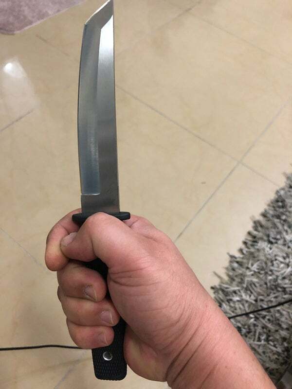 Tactical survival multi-function hunting fixed self-defense self-defense knife