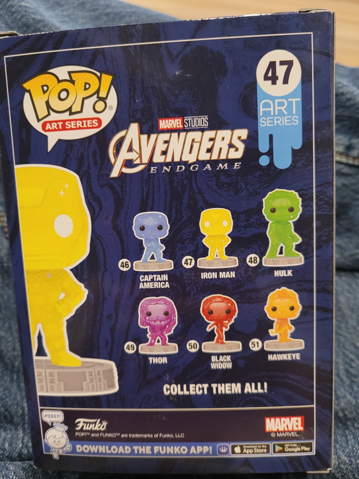 FUNKO #47 IRON MAN BOBBLE-HEAD INFINITY FREE SHIP LOWER 48 STATES