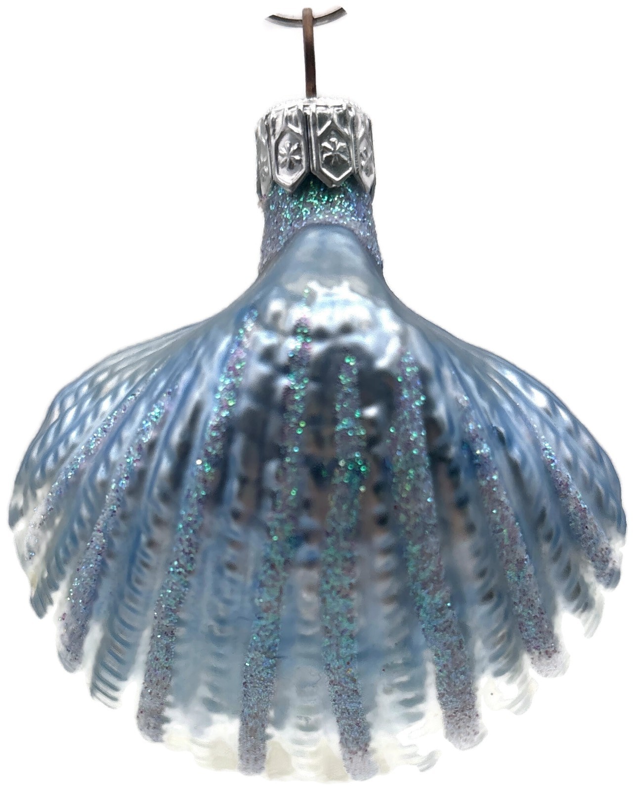 Patricia Breen A Walk On The Beach Blue Shell Summer Nautical Christmas Ornament