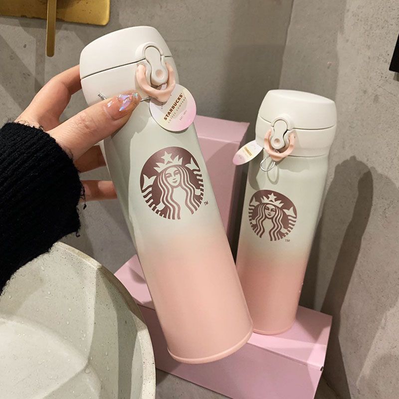 Goddess Pink Platinum Gradient High-Value Insulated Tumbler Starbucks NEW