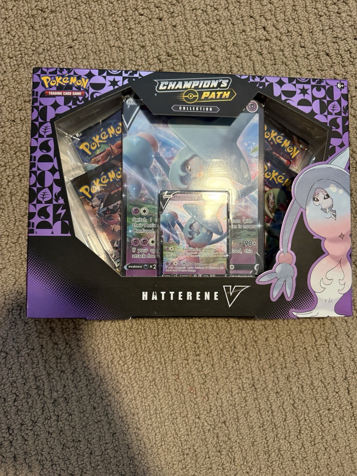 Pokemon TCG | Champions Path | Hatterene V Box | NEW Factory Sealed