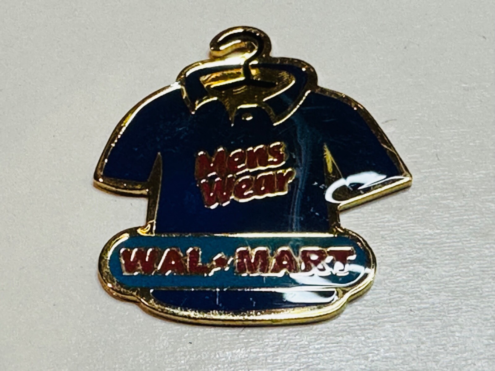 Walmart Wal-Mart Employee Associate Pin Vintage Mens Wear Clothing Department