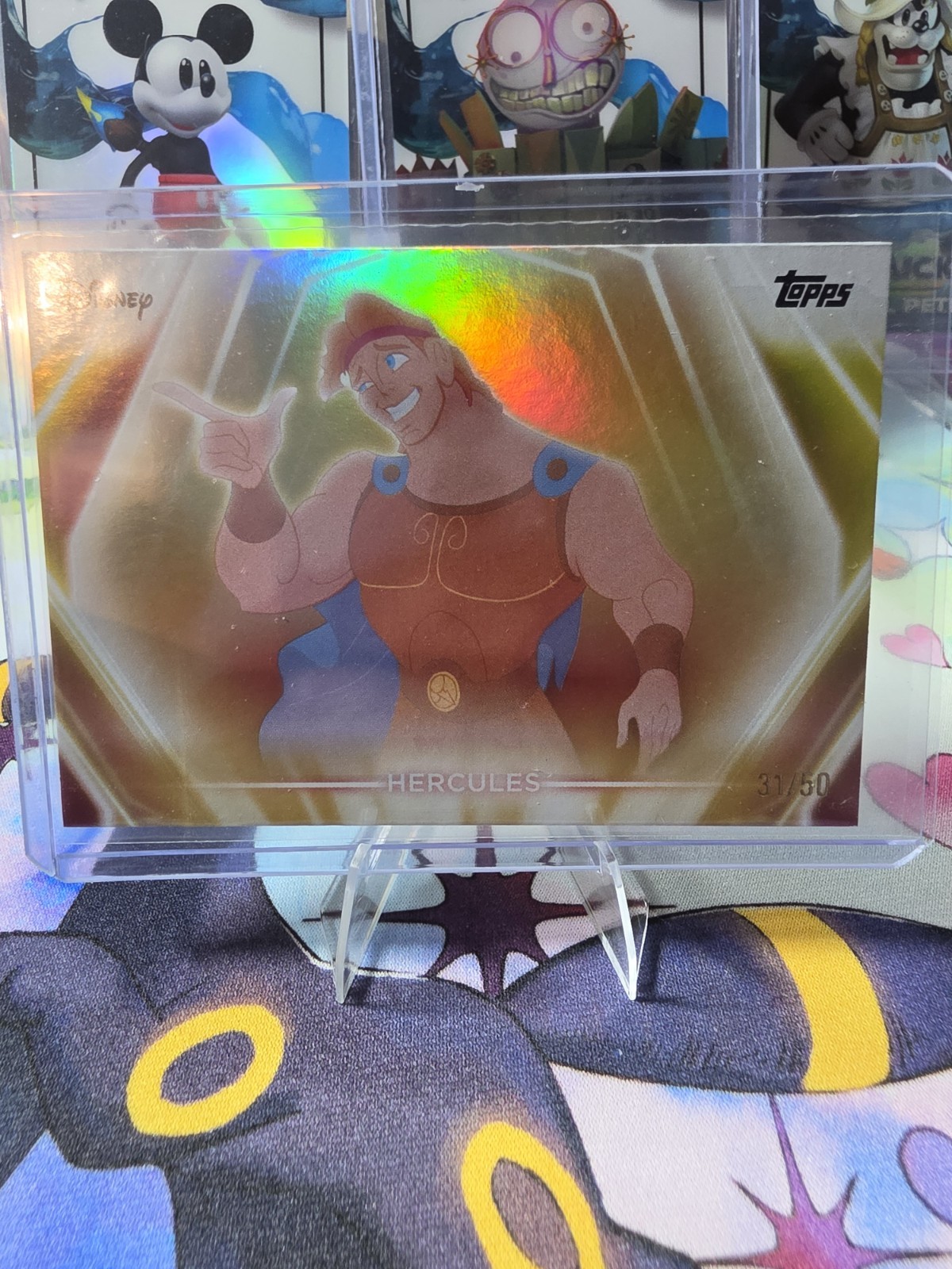 2026 Topps Disney Neon #CNE-131 Hercules Gold /50