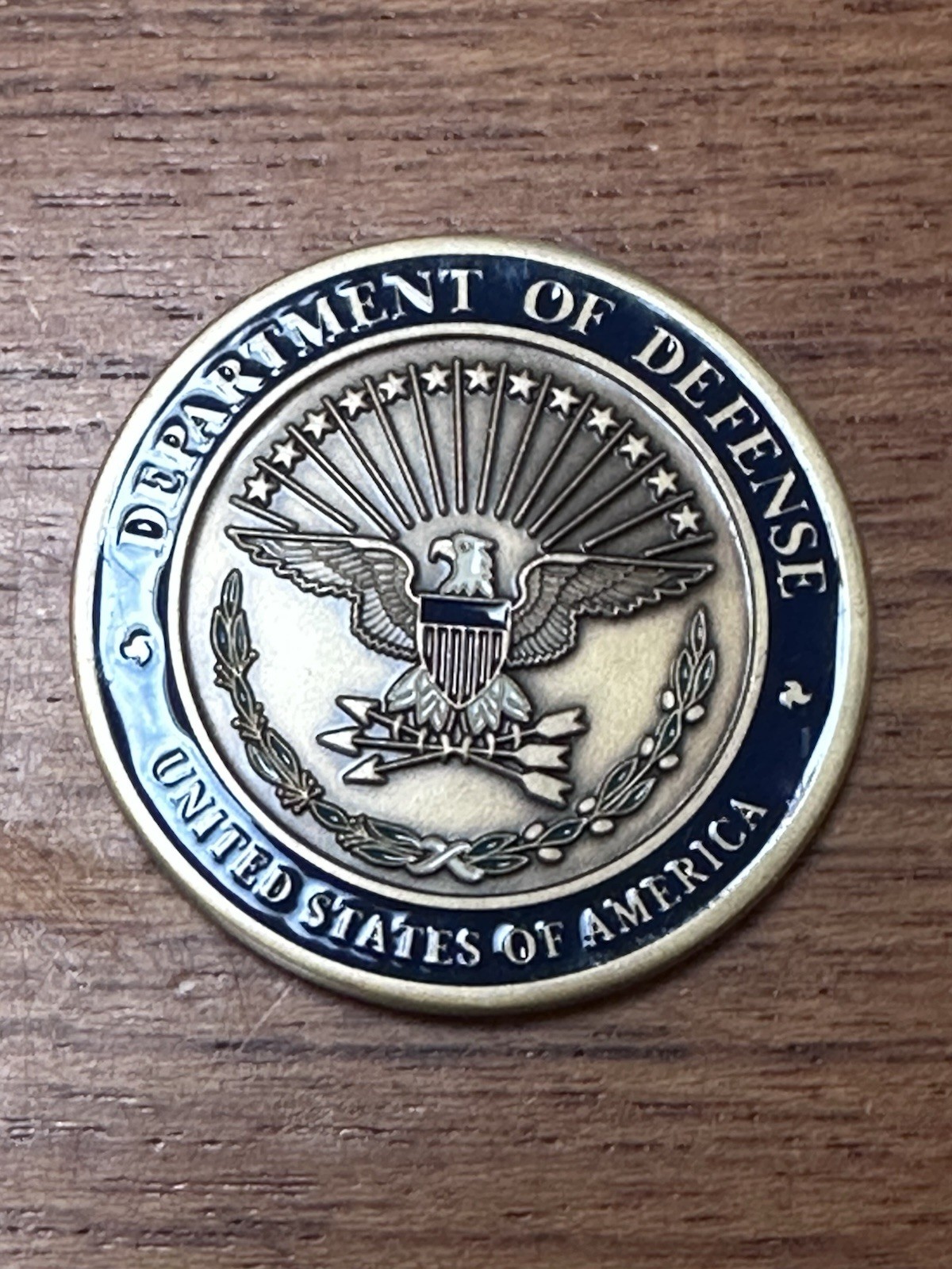 DEPARTMENT OF DEFENSE, DEPUTY SECRETARY PAUL WOLFOWITZ presentation coin