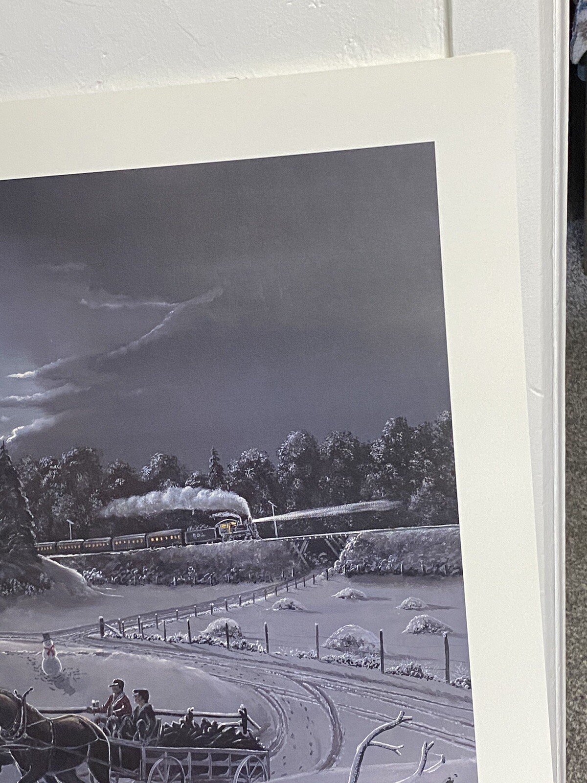 Jim Taylor – Stegeman Gallery Print ” Going Home in the Ozarks” Winter Scene