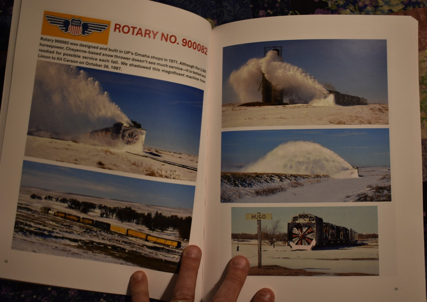 UNION PACIFIC, COLORADO SPECIFIC signed numbered ALL-COLOR railroad book