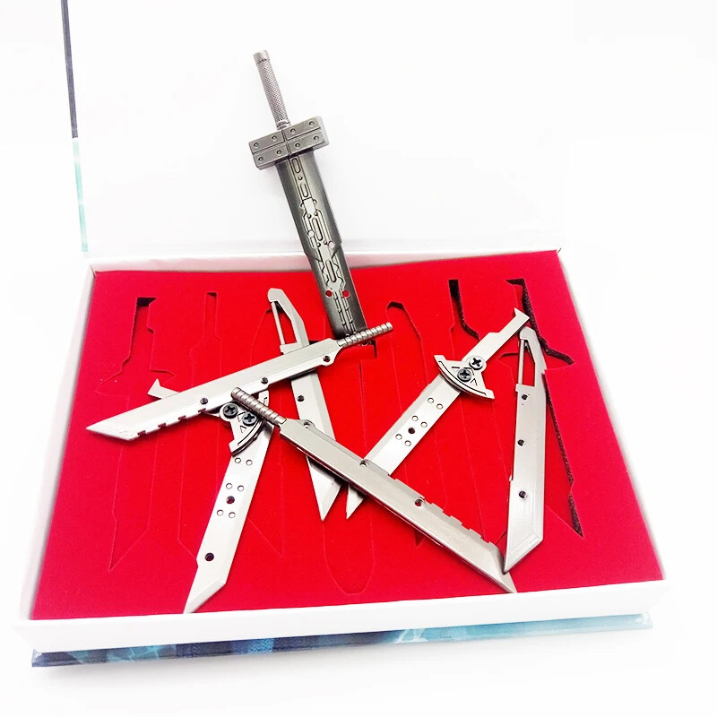 “Final Fantasy: Cloud’s Combo Swords – 7 Piece Collectible Model Set”