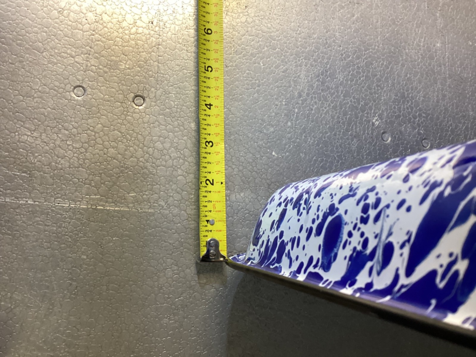 Blue & White Splatter Speckled Enamelware Casserole Baking Dish – 11” x 9”