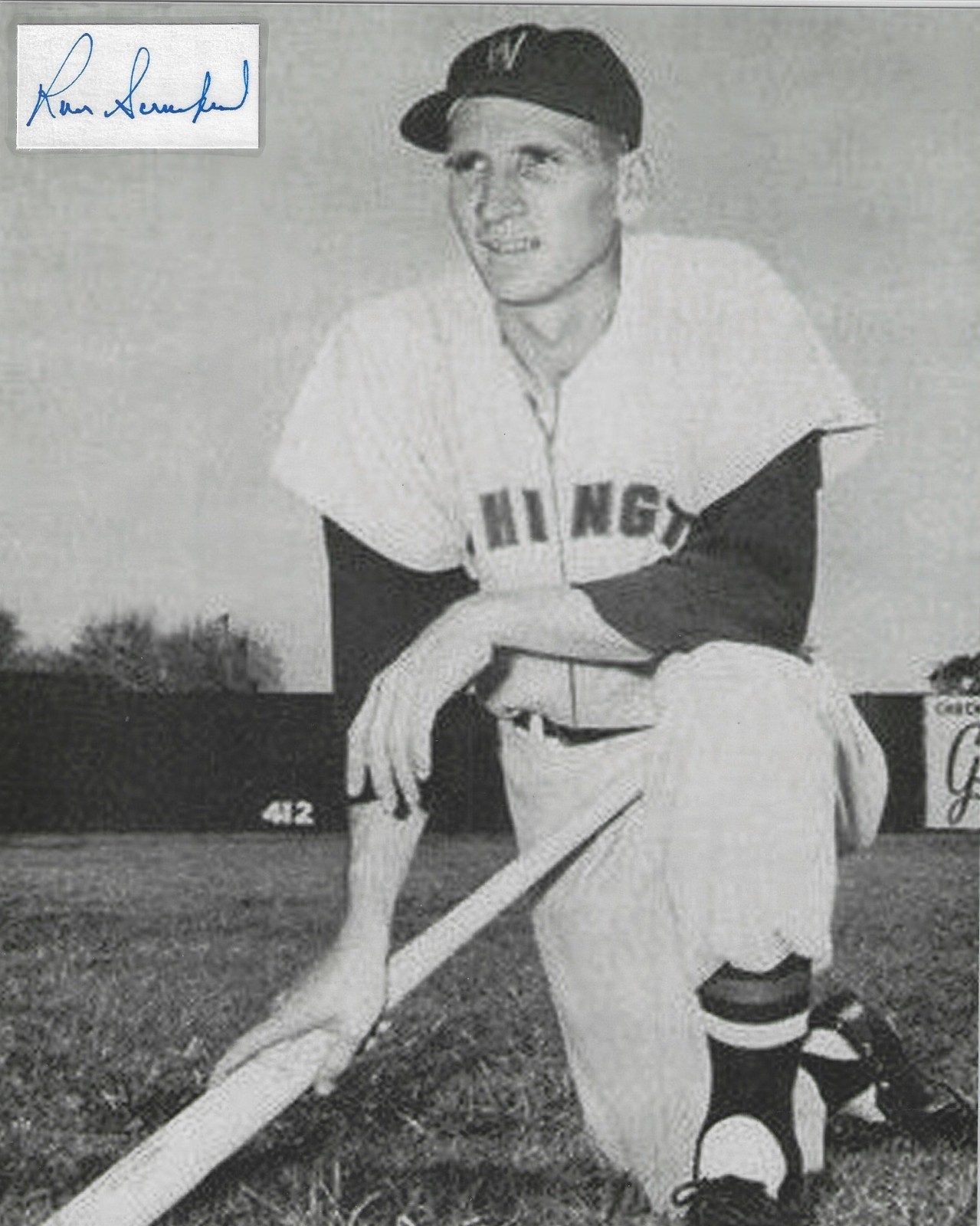 Ron Samford Autographed Signed 8×10 Photo – MLB Senators Tigers Giants – w/COA