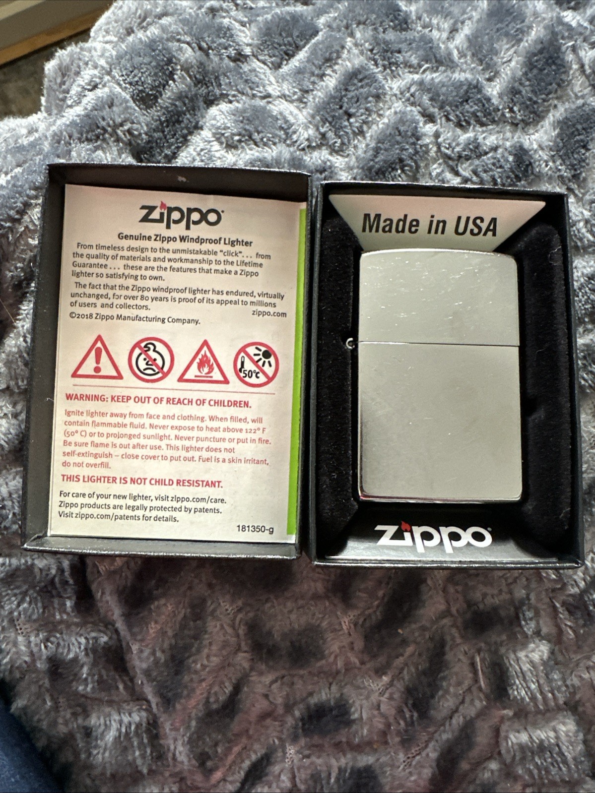 Marlboro – Brushed Silver – Zippo Lighter *NEW SEALED*