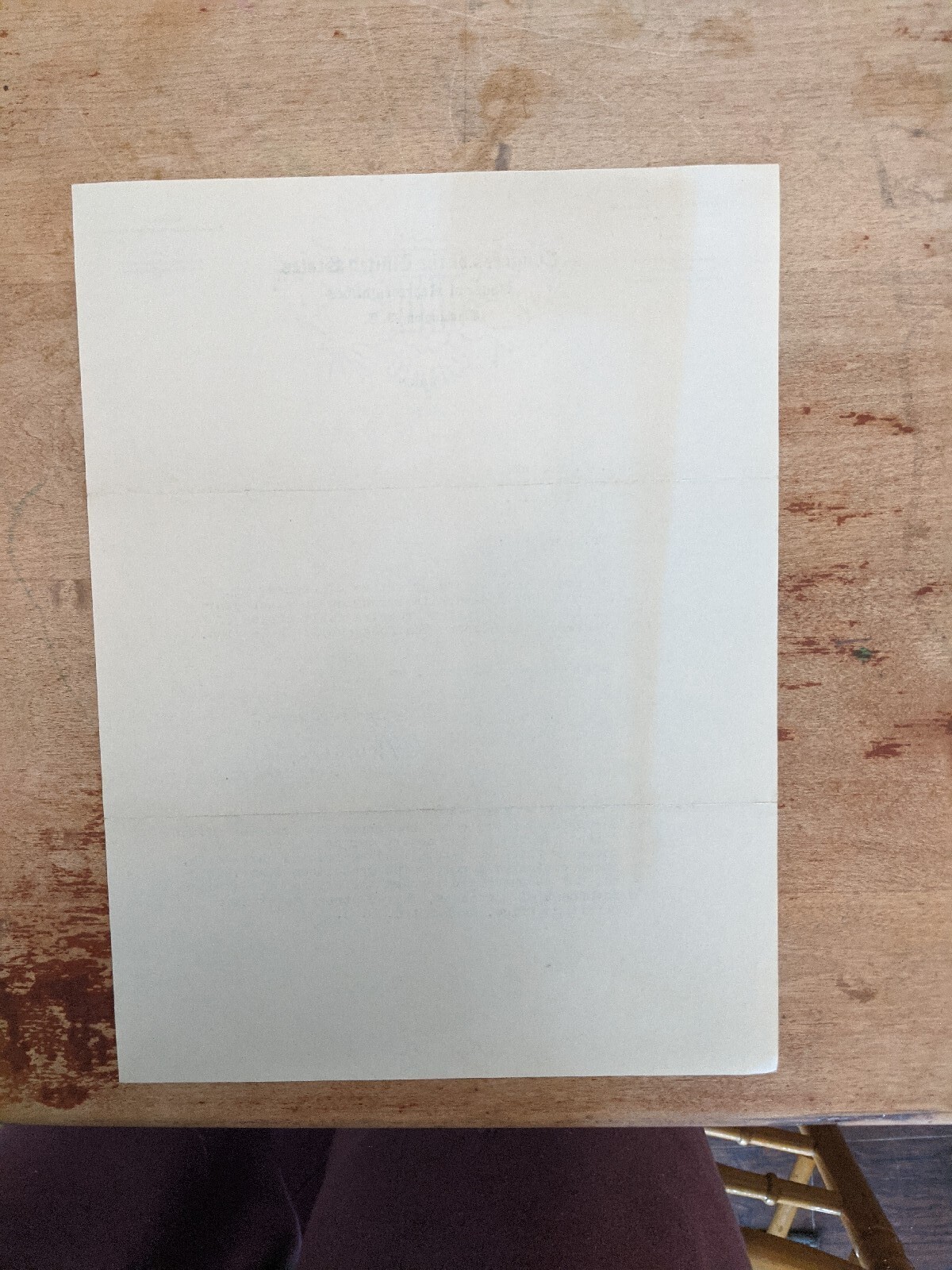 Congress of the United States House Of Representatives 1947 Letterhead . Used