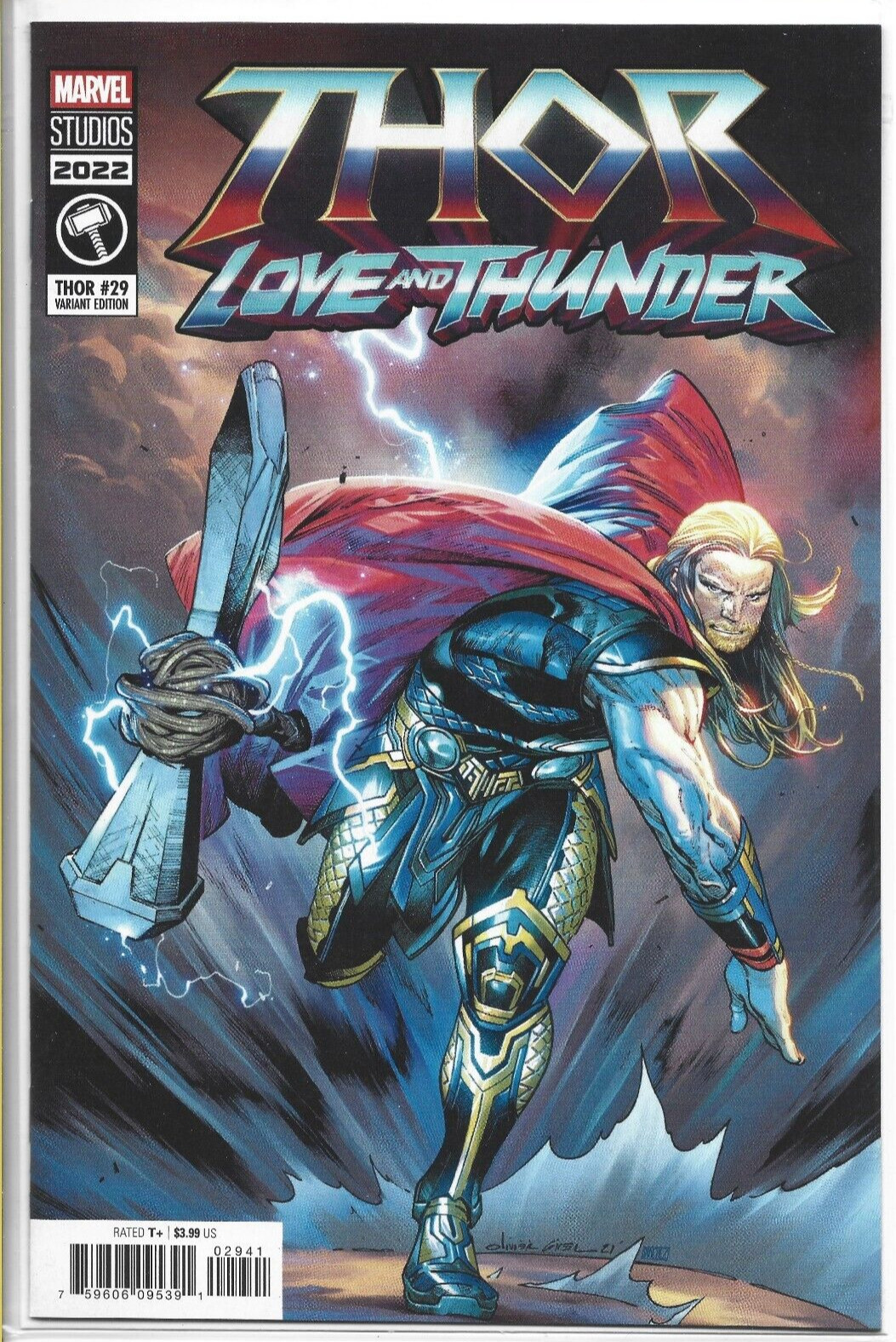 THOR #29 OLIVIER COIPEL VARIANT MARVEL COMICS NEW UNREAD BAGGED AND BOARDED