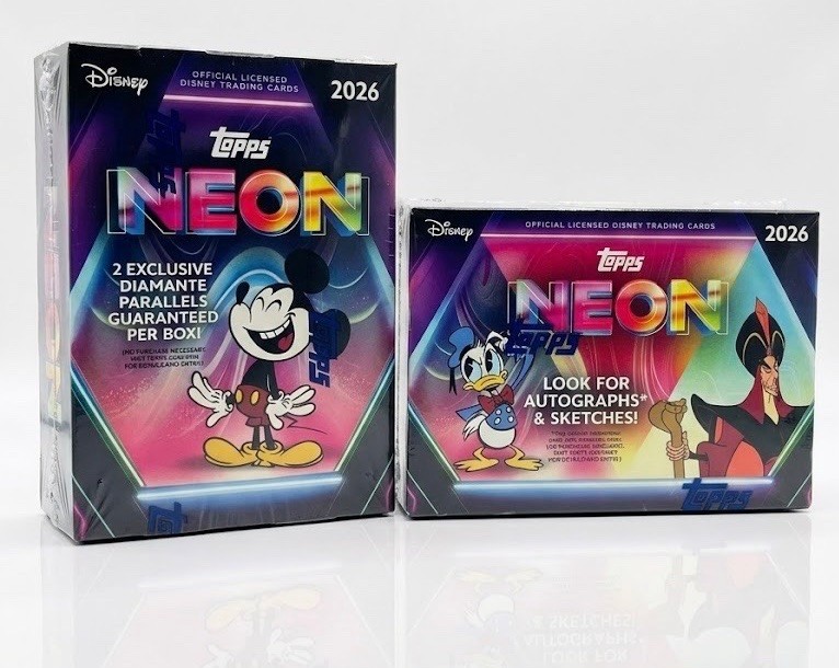 🪄 ✨X2 2026 Topps Disney Neon Blaster Box New & Sealed 🪄 (35 Cards Per Box)