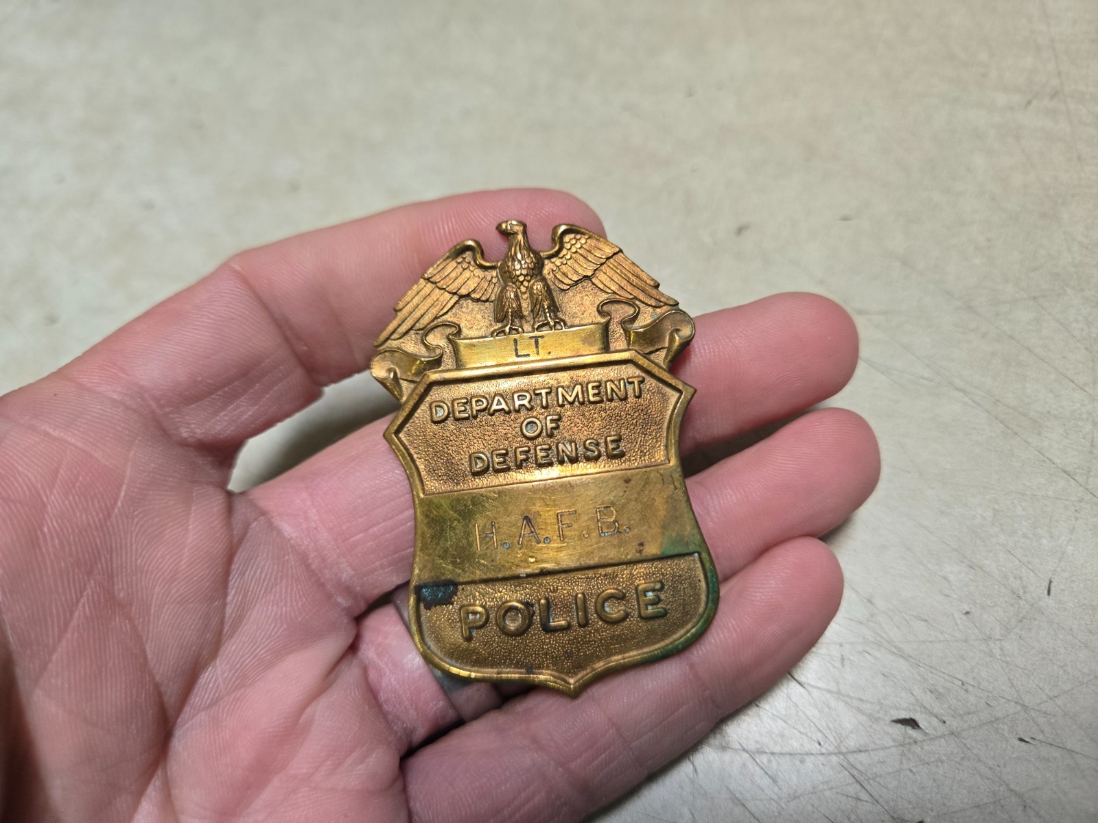 RARE GENUINE DEPARTMENT OF DEFENSE PIN HILL AIR FORCE BASE