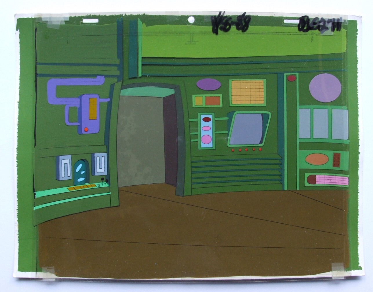 Space Sentinels Original Animation Cels & Background Art Job Lot Filmation 1977