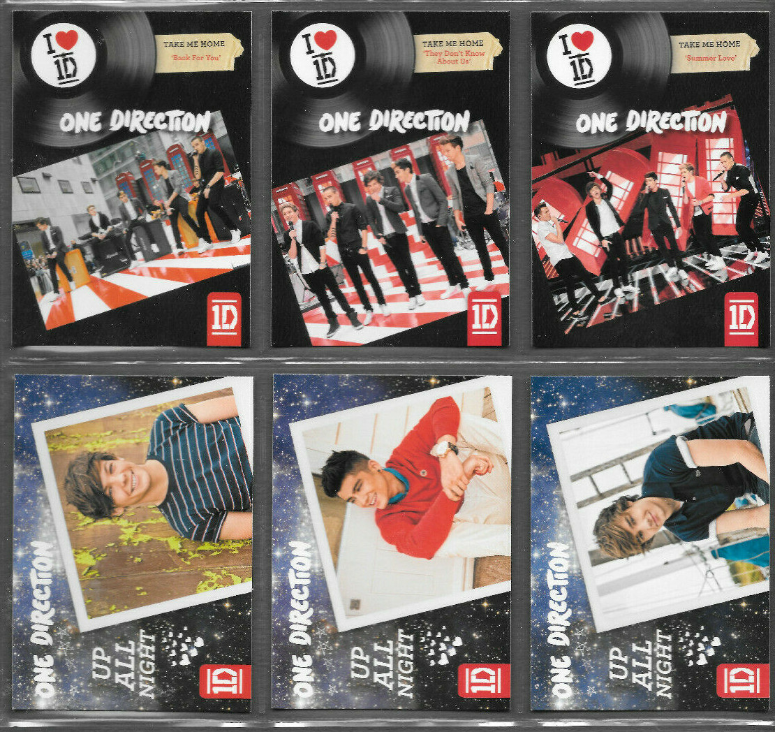 ONE DIRECTION 2013 Panini Single Insert Cards – Choose Complete Your Sets MINT