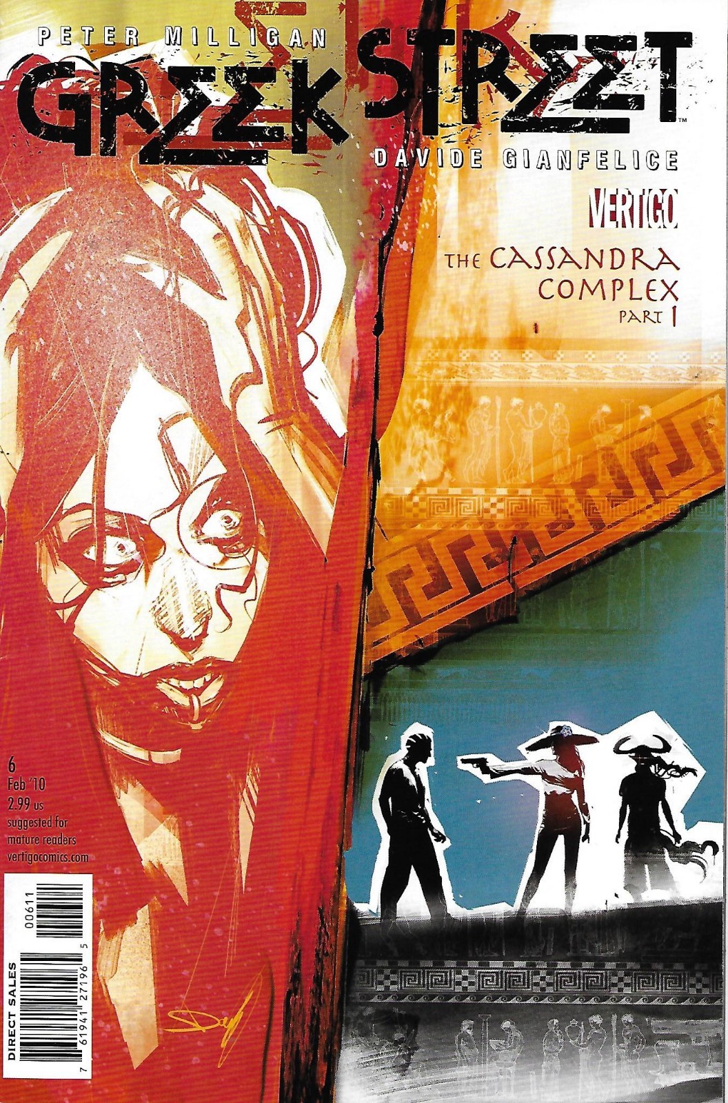 Greek Street Comic 6 Cover A First Print 2010 Peter Milligan Davide Gianfelice