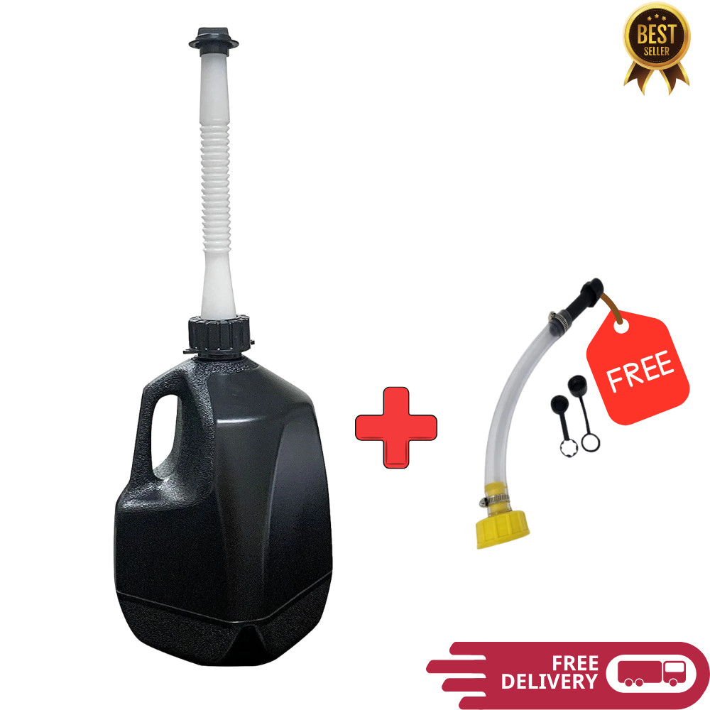 KP Durable 1 Gallon Utility Can – with Free Spout Replacement Kit