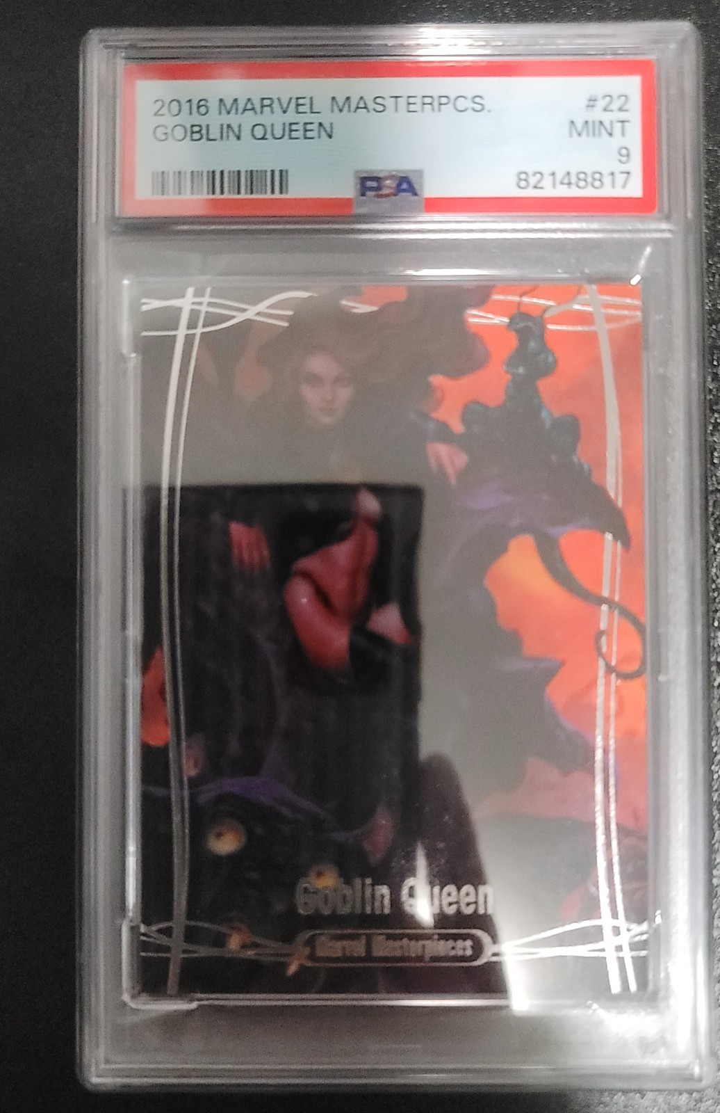 2016 Marvel Masterpieces Goblin Queen #22 Base Set /1999 PSA 9 MINT🔥🔥🔥