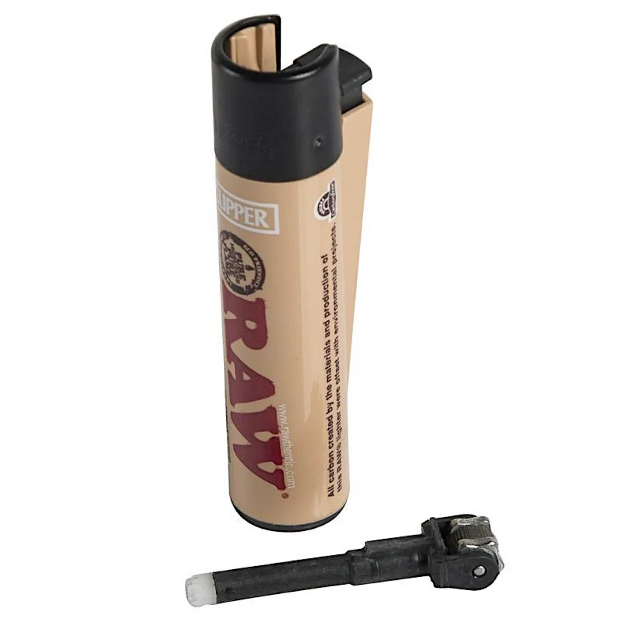 Authentic RAW Classic King Size Pre-Rolled Cones 100 Pack & Tube & Lighter