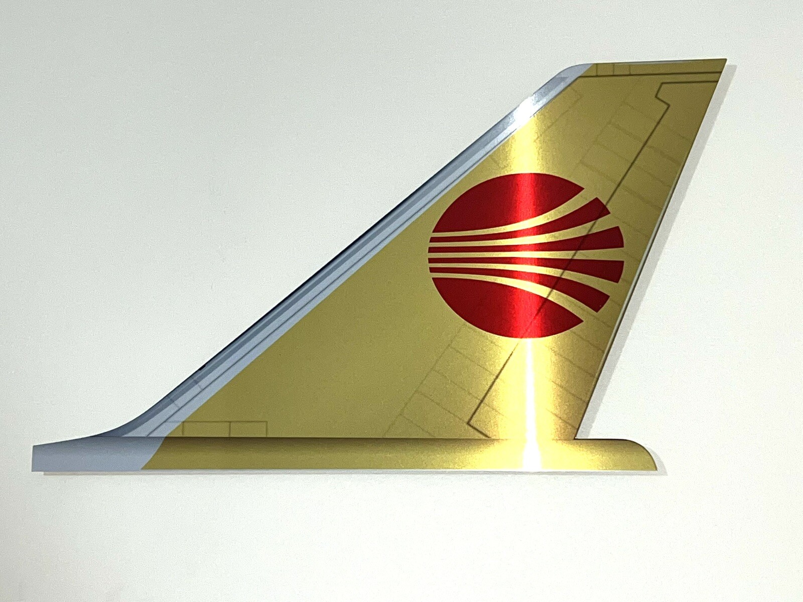 WOW!!! 21 Inch Continental Airlines Tail Wall Art Boeing 747 Jet