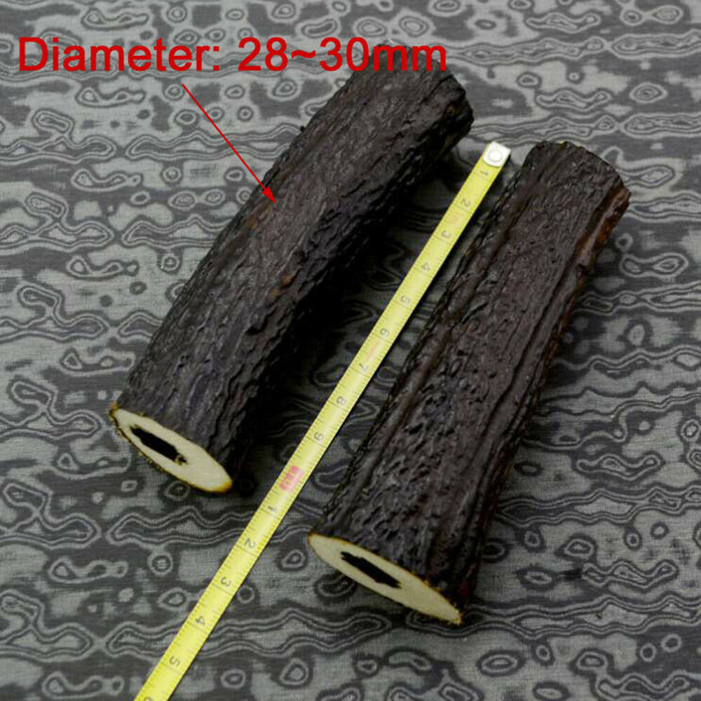 1pcs Hollow Knife Handle POM Resin Antler Horn Handle Sword Making Material DIY