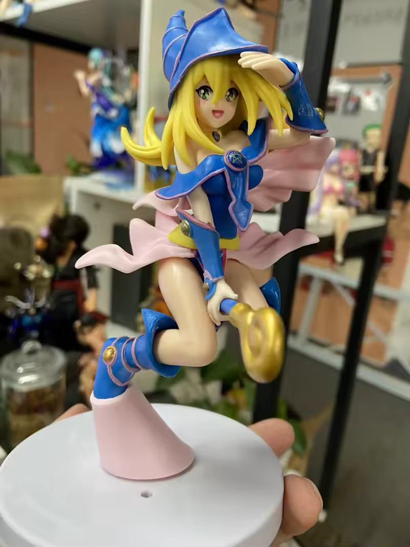 21CM Dark Magician Girl PVC Figure Kawaii Anime Collector Doll Gift Toy