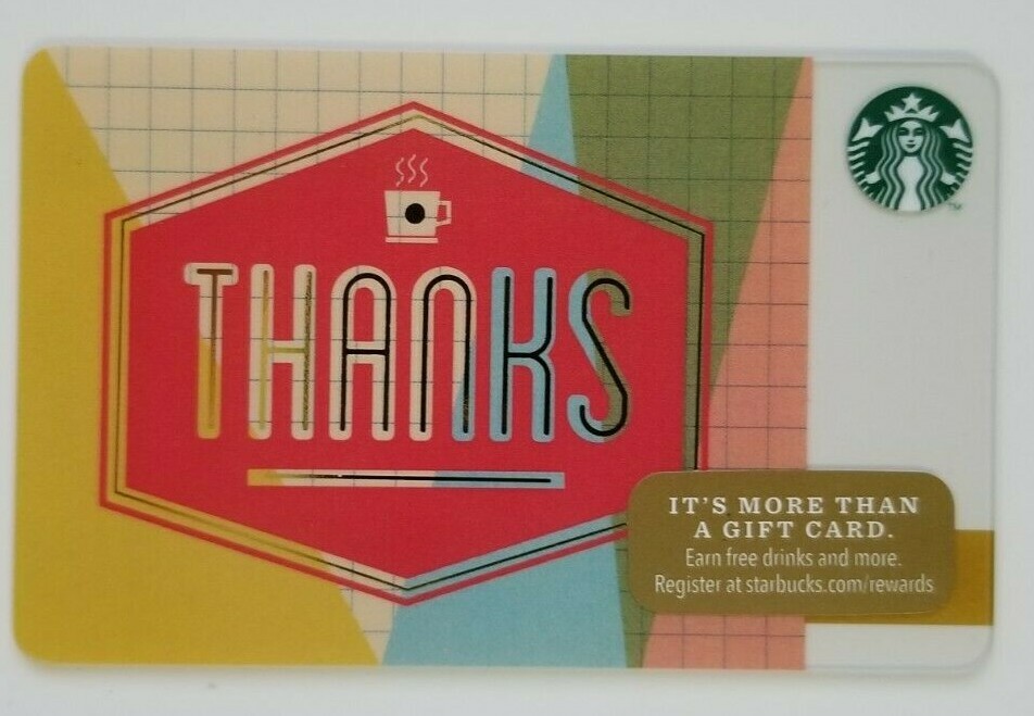 Starbucks Card US 2014 Thanks MS 6103