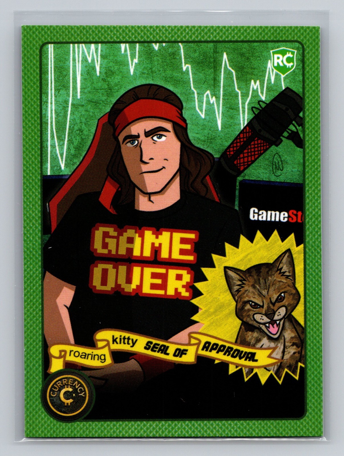 Roaring Kitty 😼 “GameOVER” Cardsmiths 2025 Currency Series 5, #43 (RC)🔥