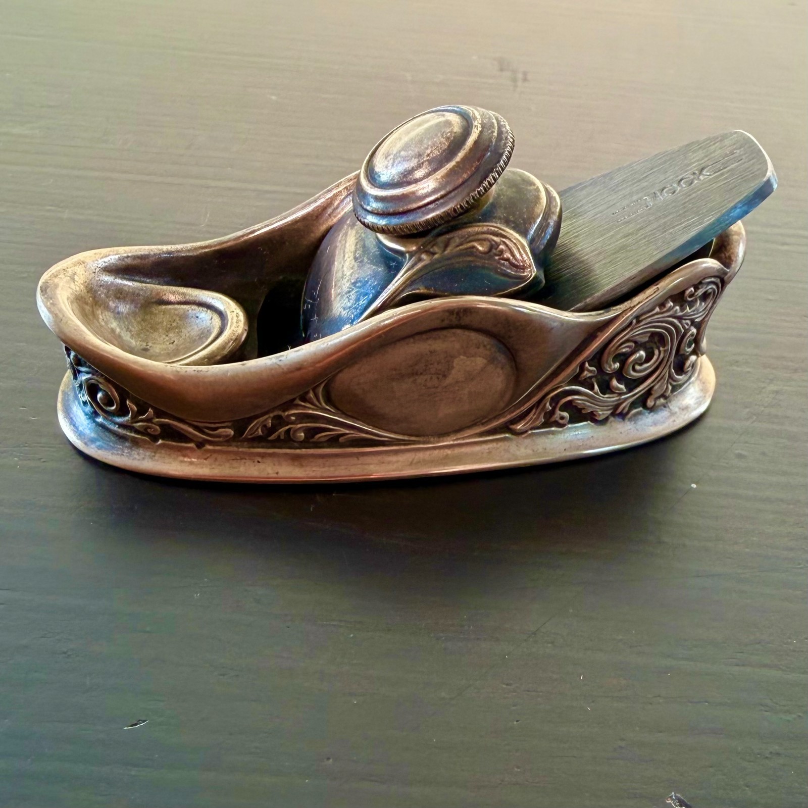 Christopher Laarman Violin Slipper Plane, Bronze, with Hock Blade.