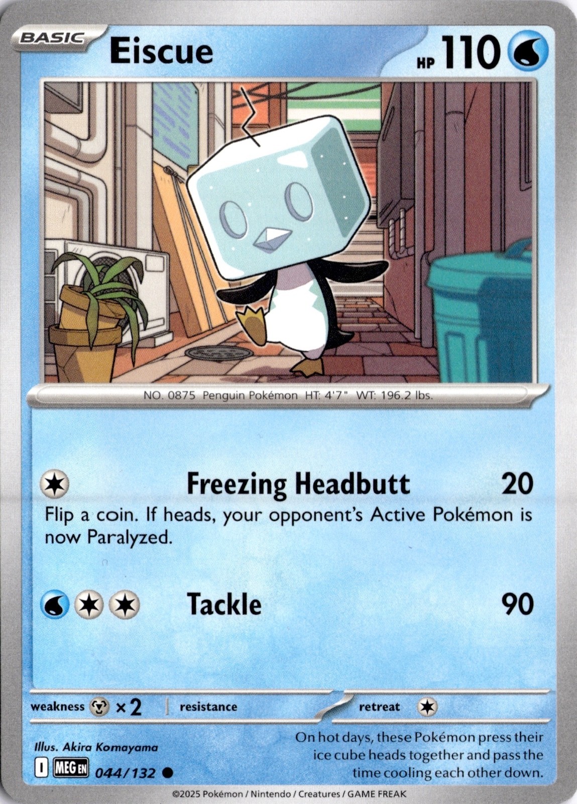 Eiscue 044/132 ME01: Mega Evolution Pokémon Card TCG