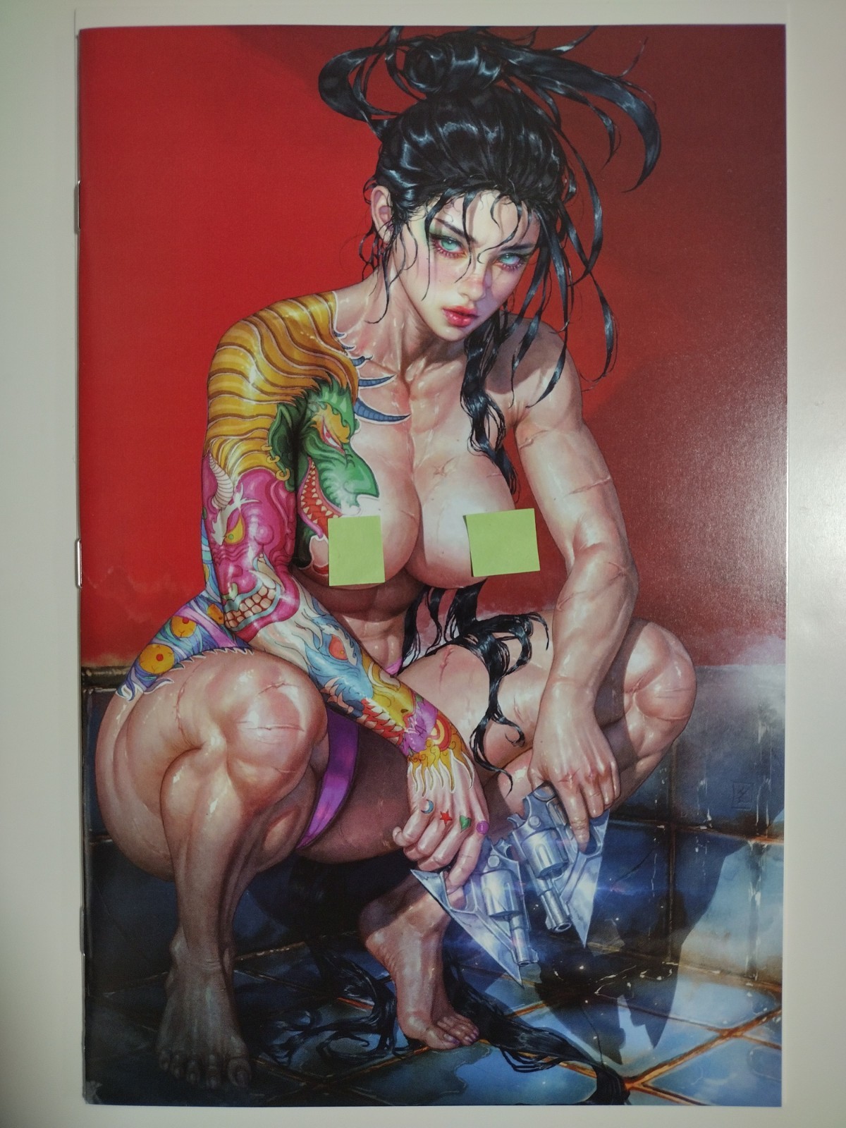 Gun Honey #2 Kyuyong Eom HeroesCon Tattoo Secret Risque Variant LTD 500 NM