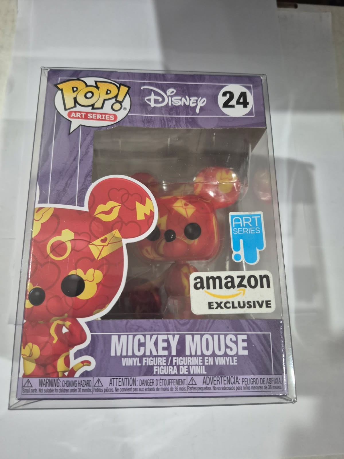 Funko Pop Disney Mickey Mouse #24 Valentine Pop Art Series Amazon Exclusive LR24