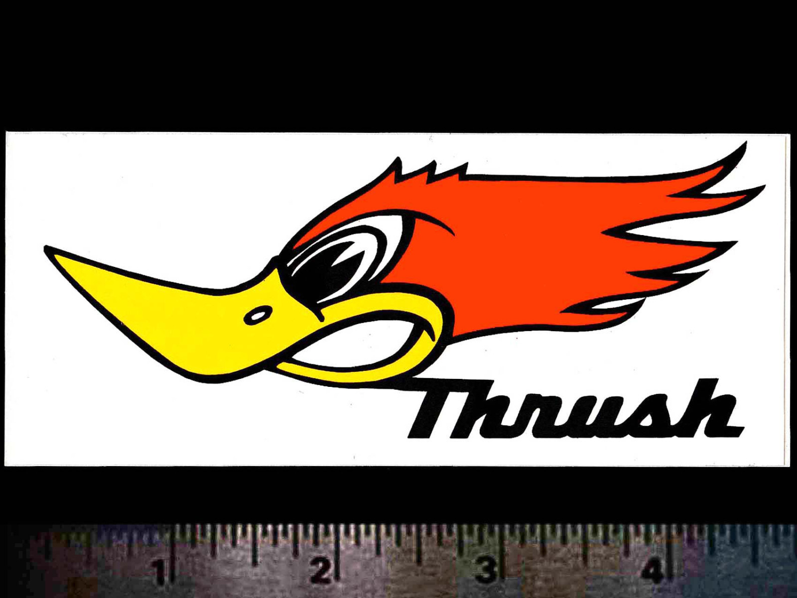 THRUSHGlasspack Mufflers – Original Vintage 1970’s Racing Decal/Sticker