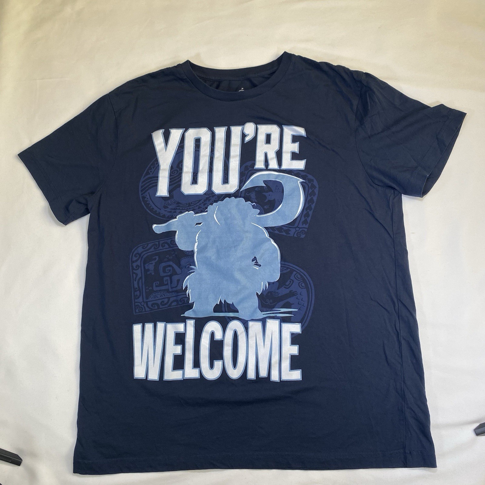 Disney Parks Moana Maui You’re Welcome T-shirt Navy Blue Adult Unisex Large