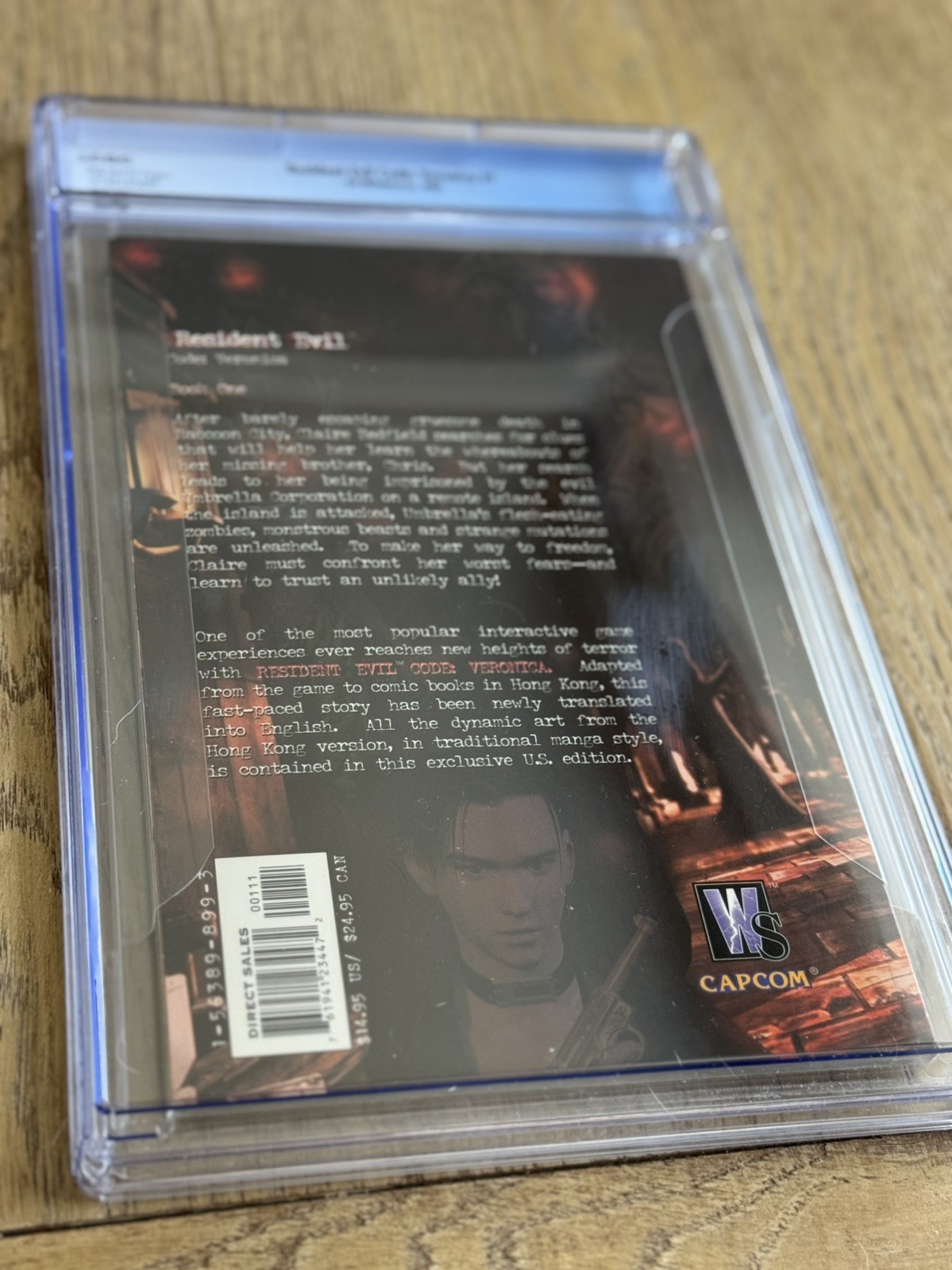 Resident evil Code Veronica CGC 9.6 Graded Comic book # 1 one Wildstorm Pop 1
