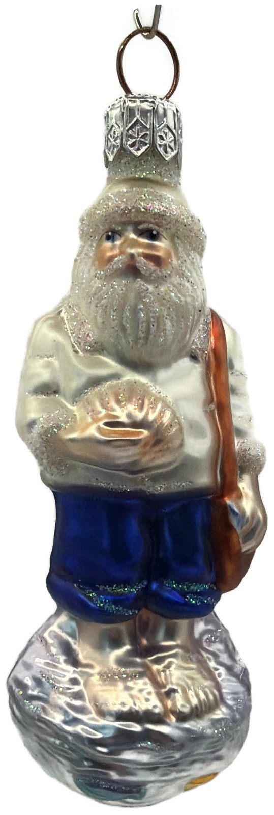 Patricia Breen Cape Cod Nichols Aquatic Santa Claus Summer Nautical Ornament
