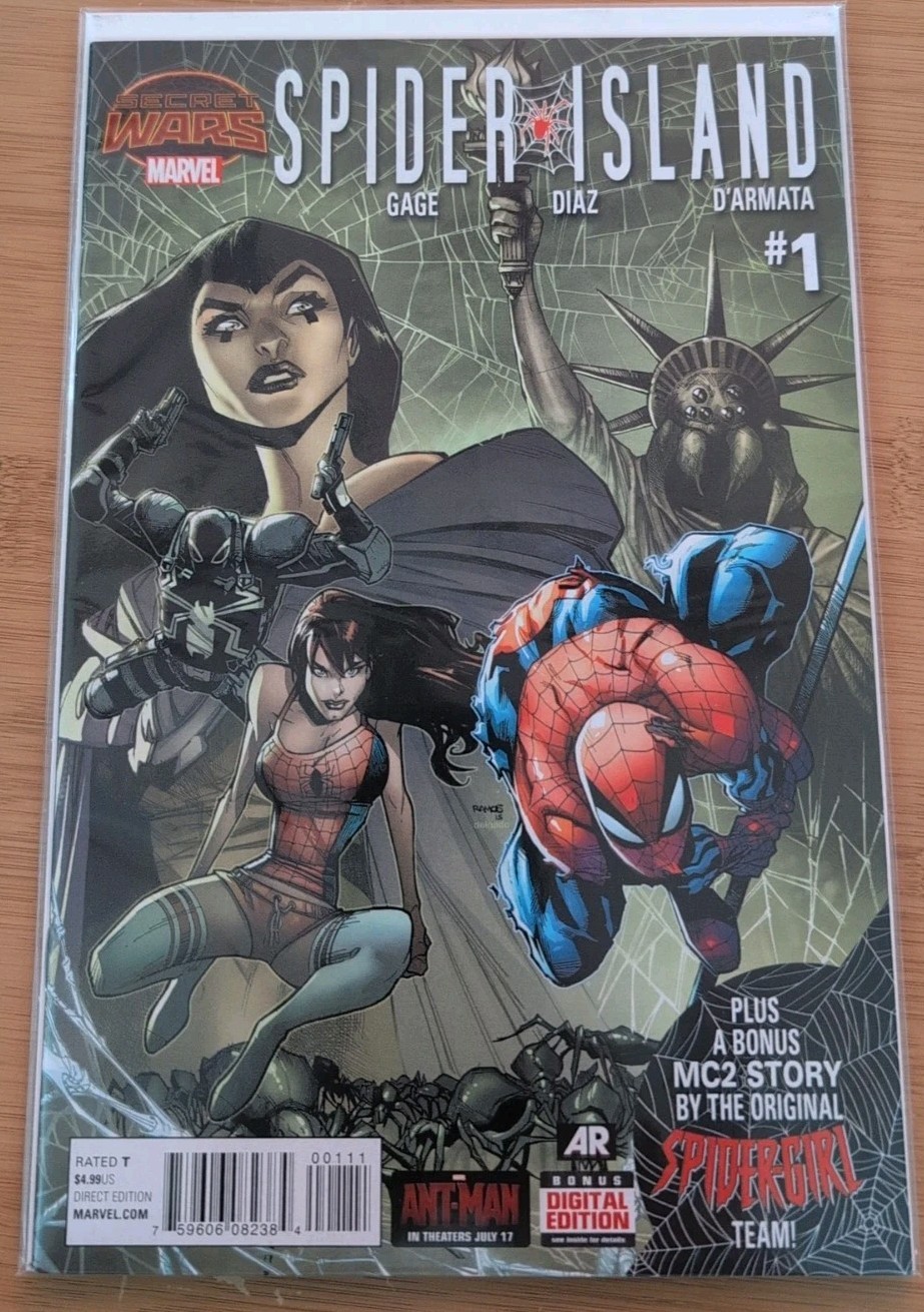 Spider-Island #1 #2 Lot (2015) – UNREAD / BRAND NEW – 1st Werewolf Cap