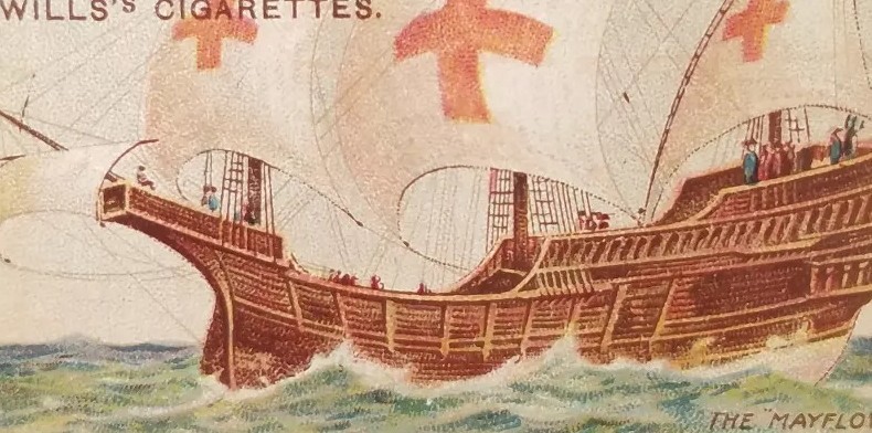 Imperial Tobacco Co celebrated ships Cigarette Trade Card Will’s vintage a4-25