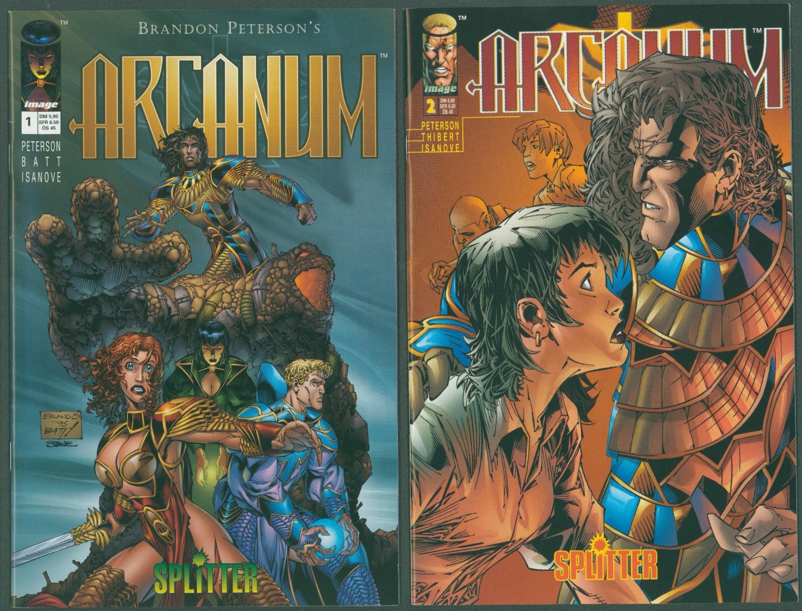 ARCANUM # 1-8 Complete Splitter Publisher – Top Cow / Image Comics 1997/1998