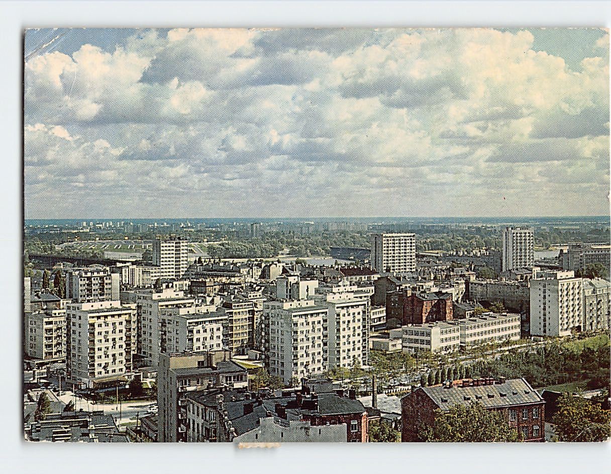 Postcard Widok ogolny Warsaw Poland