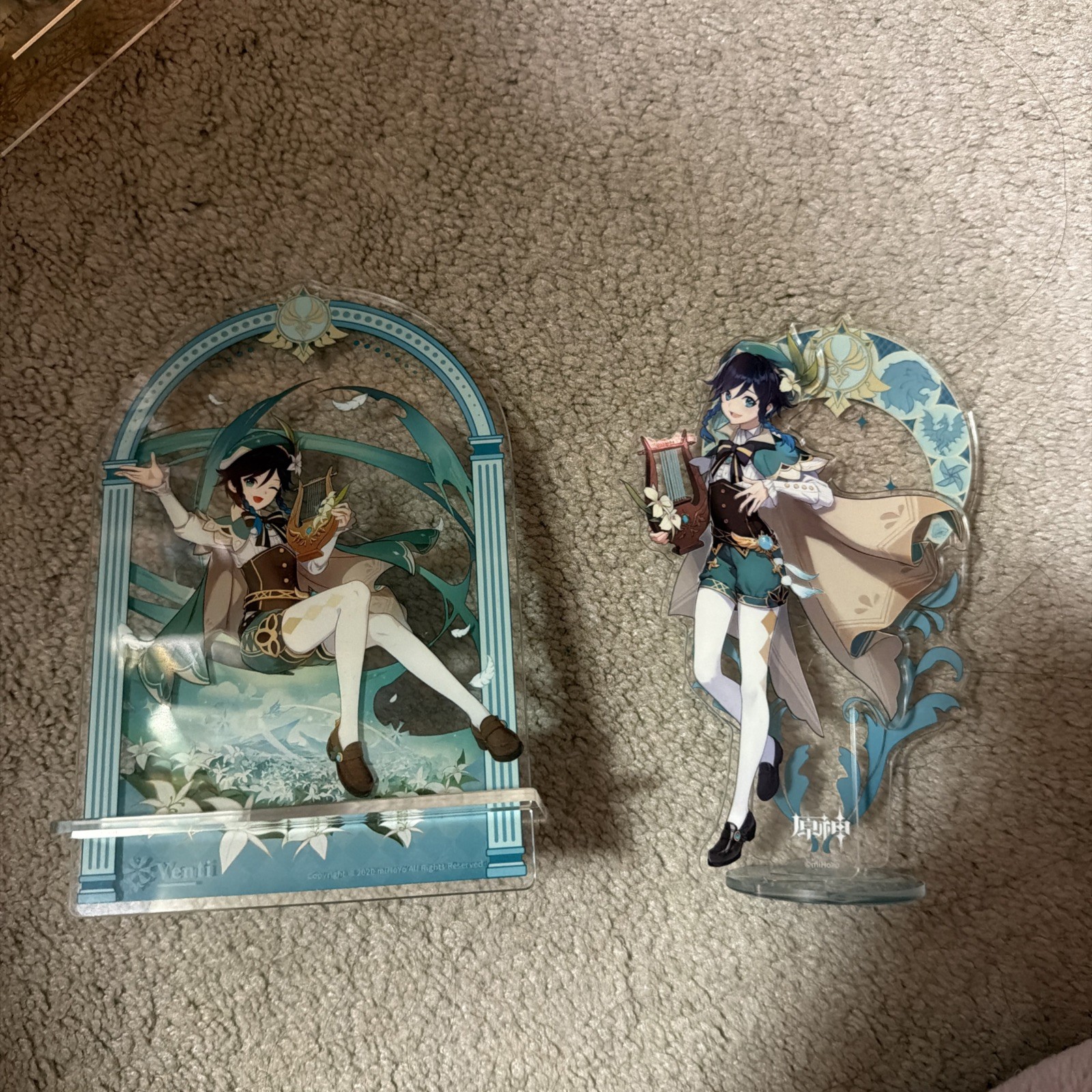 Genshin Impact Acrylic Stand Standee Venti Official Set mihoyo hoyoverse