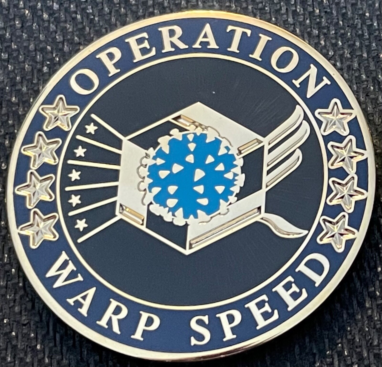 US Marshals Service FirstGEN “Operation WARP SPEED” Plague Dr G challenge coin